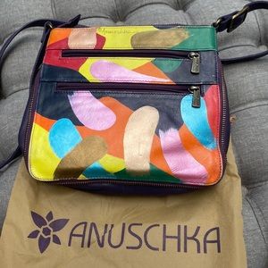 Anuschka hand painted leather bag
